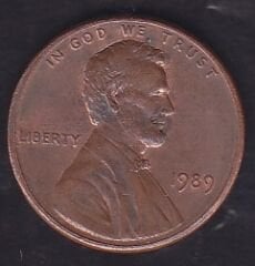 Amerika 1 Cent 1989