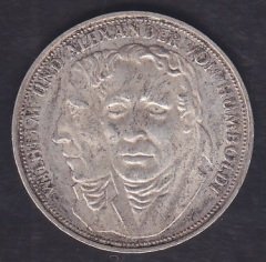 ALMANYA 5 MARK 1967 GÜMÜŞ HATIRA  eski para alan yerler