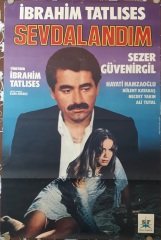 İBRAHİM TATLISES - SEZER GÜVENİRGİL - SEVDALANDIM - FİLM AFİŞİ