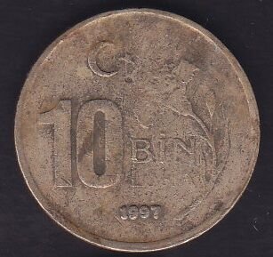 1997 Yılı 10.000 Lira İnce Baskı