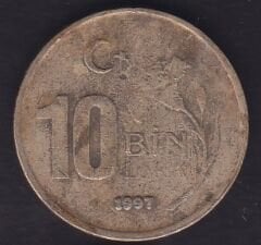 1997 Yılı 10.000 Lira İnce Baskı