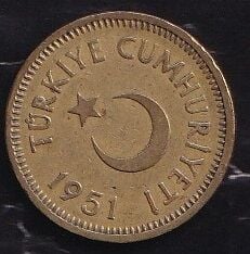 1951 Yılı 10 Kuruş