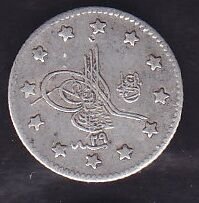 1293/29 Abdulhamid 1 Kuruş Gümüş
