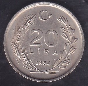 1984 Yılı 20 Lira