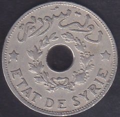 SURİYE 1 PİASTRE 1929
