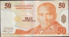 8.Emisyon 50 YTL F83 573711 Ççt+