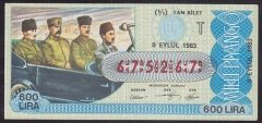 1983 9 EYLÜL TAM BİLET T SERİSİ