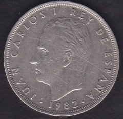 İspanya 25 Pesetas 1982
