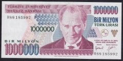 7.EMİSYON 2.TERTİP 1 000 000 LİRA H88 185992 ÇİLALTI