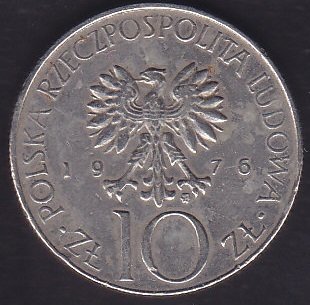 POLONYA 10 ZLOTY 1976