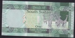South Sudan 1 Pound 2011 ÇİL Pick 5