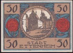 Almanya 50 Pfennig Notgeld 1922 Çil