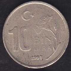 1997 Yılı 10.000 Lira İnce Baskı