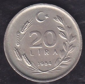 1984 Yılı 20 Lira