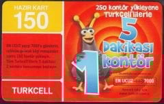 Turkcell Hazır Kart 150 Kontör 2010