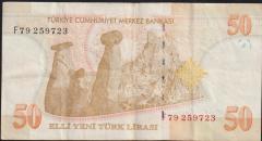 8.Emisyon 50 YTL F79 259723 Çok Temiz+