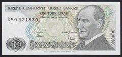 7.EMİSYON 2.TERTİP 10 LİRA D89 421830 ÇİLALTI ÇİL
