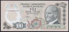 6.EMİSYON 3.TERTİP 100 LİRA J03 922190 ÇİLALTI ÇİL