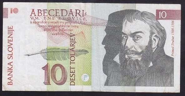 SLOVENYA 10 TOLARJEV 1992 ÇOK TEMİZ