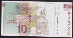 SLOVENYA 10 TOLARJEV 1992 ÇOK TEMİZ