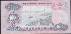 6.Emisyon 1.Tertip 1000 Lira B09 325381 Çok Temiz+