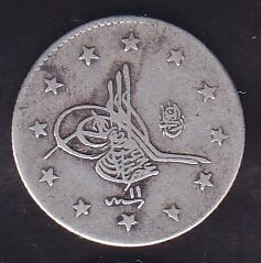 1293/11 Abdulhamid 2 Kuruş Gümüş