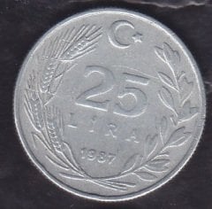 1987 Yılı 25 Lira