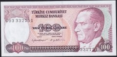 7.Emisyon 2.Tertip 100 Lira C03 332751 Çilaltı Çil