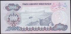 6.Emisyon 1.Tertip 1000 Lira B22 154168 Çok Çok Temiz+