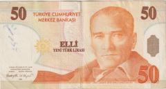 8.Emisyon 50 YTL F73 401890 Çok Temiz+