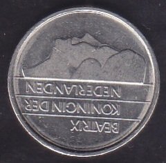 HOLLANDA 25 CENT 1980