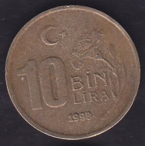 1998 Yılı 10.000 Lira