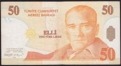 8.Emisyon 50 YTL A55 789926 Çok Temiz