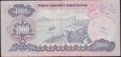 6.Emisyon 1.Tertip 1000 Lira A81 355886 Çok Temiz