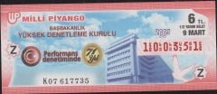 2009 9 Mart Yarım Bilet - Z Serisi