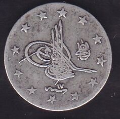 1293/17 Abdulhamid 2 Kuruş Gümüş