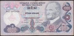 6.Emisyon 1.Tertip 1000 Lira A82 397058 Çok Temiz