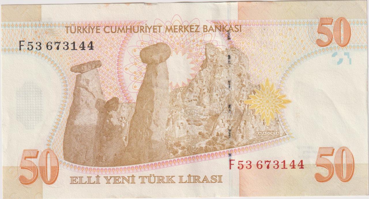 8.Emisyon 50 YTL F53 673144 Ççt+