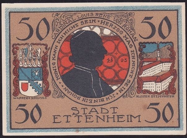 Almanya 50 Pfennig Notgeld 1922 Çil