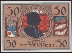 Almanya 50 Pfennig Notgeld 1922 Çil
