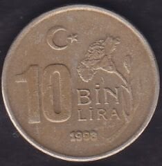 1998 Yılı 10.000 Lira