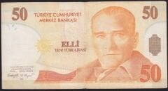 8.Emisyon 50 YTL A56 344069 Çok Temiz