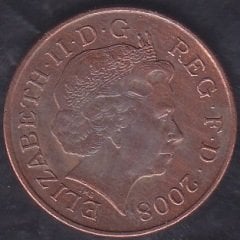 İngiltere 2 Pence 2008