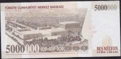 7.Emisyon 5 000 000 Lira F73 636551 Çilaltı