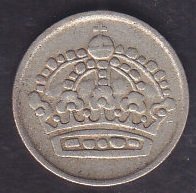 İSVEÇ 10 ÖRE 1954 GÜMÜŞ