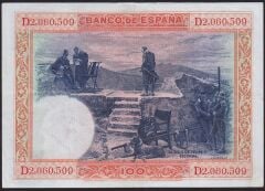 İspanya 100 Pesetas 1925 Çok Temiz+