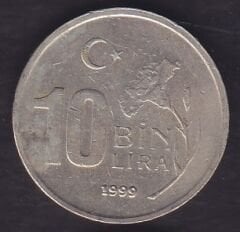 1999 Yılı 10.000 Lira
