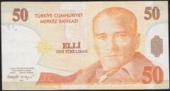 8.Emisyon 50 YTL A57 846346 Çok Temiz