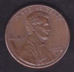 Amerika 1 Cent 1992 D