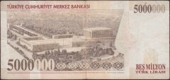 7.Emisyon 5 000 000 Lira F50 897896 Çok Temiz